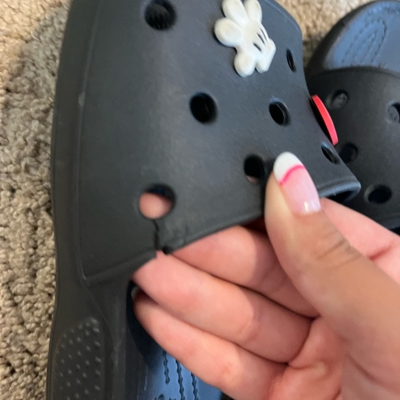 croc slides with croc charms - Picture 2 of 2